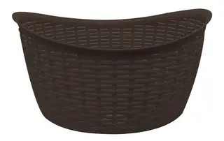 [162-170] CANASTA RATTAN OVAL CHOCOLATE CROV0006